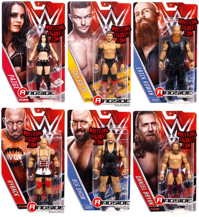 WWE Series 57 - Complete Set of 6 WWE Toy Wrestling Action Figures 