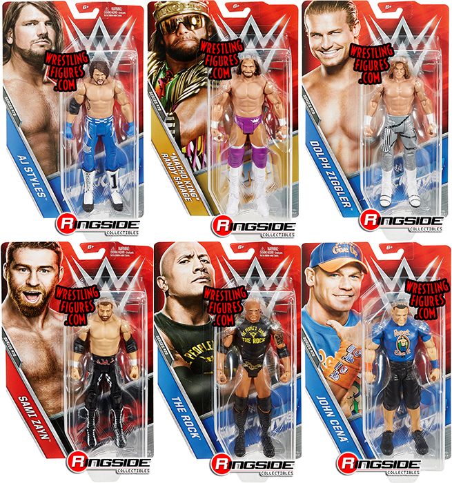 WWE Series 76 Toy Wrestling Action Figures by Mattel! This