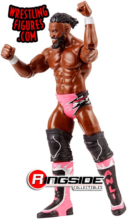 RICH SWANN WWE Mattel Basic Series 80 Wrestling Action Figure Toy VERY DMG PKG 