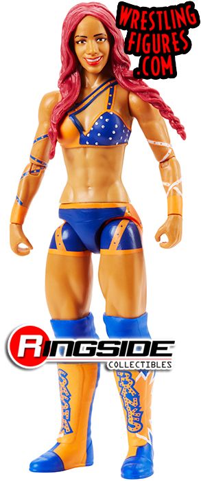 Sasha Banks WWE Mattel Basic Series 80 Brand New Action Figure Mint Packaging 