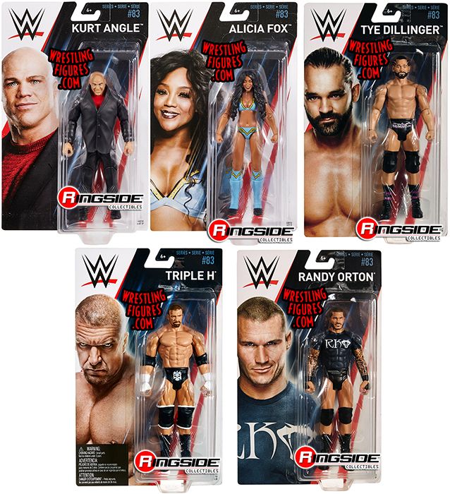 WWE Series 83 Toy Wrestling Action Figures by Mattel! This set 