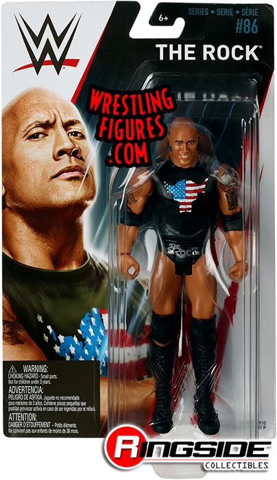The Rock Wwe Series 86 Wwe Toy Wrestling Action Figure By Mattel