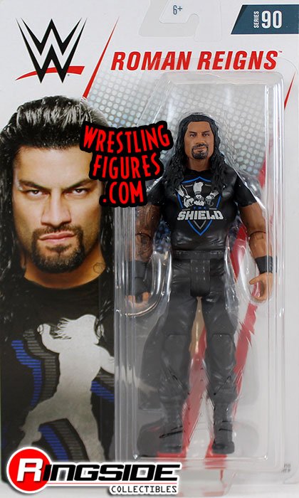 Selten Wwe Roman Reigns Mattel Basic Serie 65 Wrestling Figur The Shield 