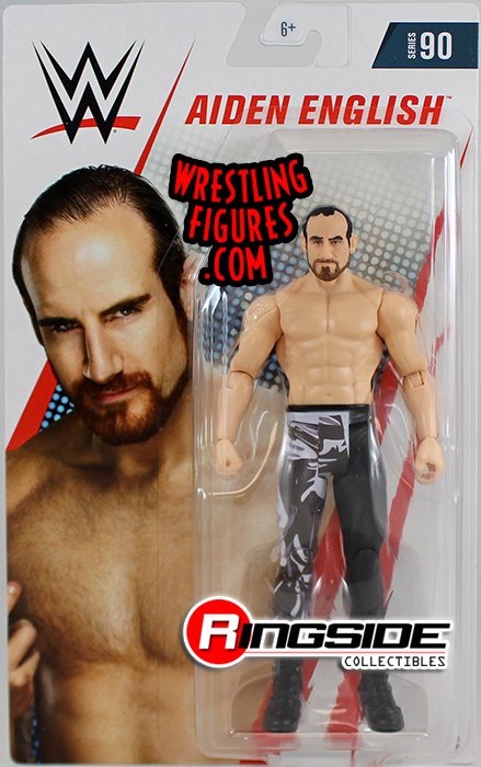 2018 MATTEL~WWE~ SERIES # 90~AIDEN ENGLISH~6" ACTION FIGURE~NEW IN PACKAGE 