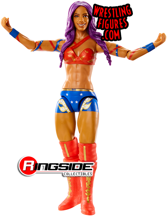 SASHA BANKS WWE Mattel Basic Core Series 96 Wrestling Action Figure 