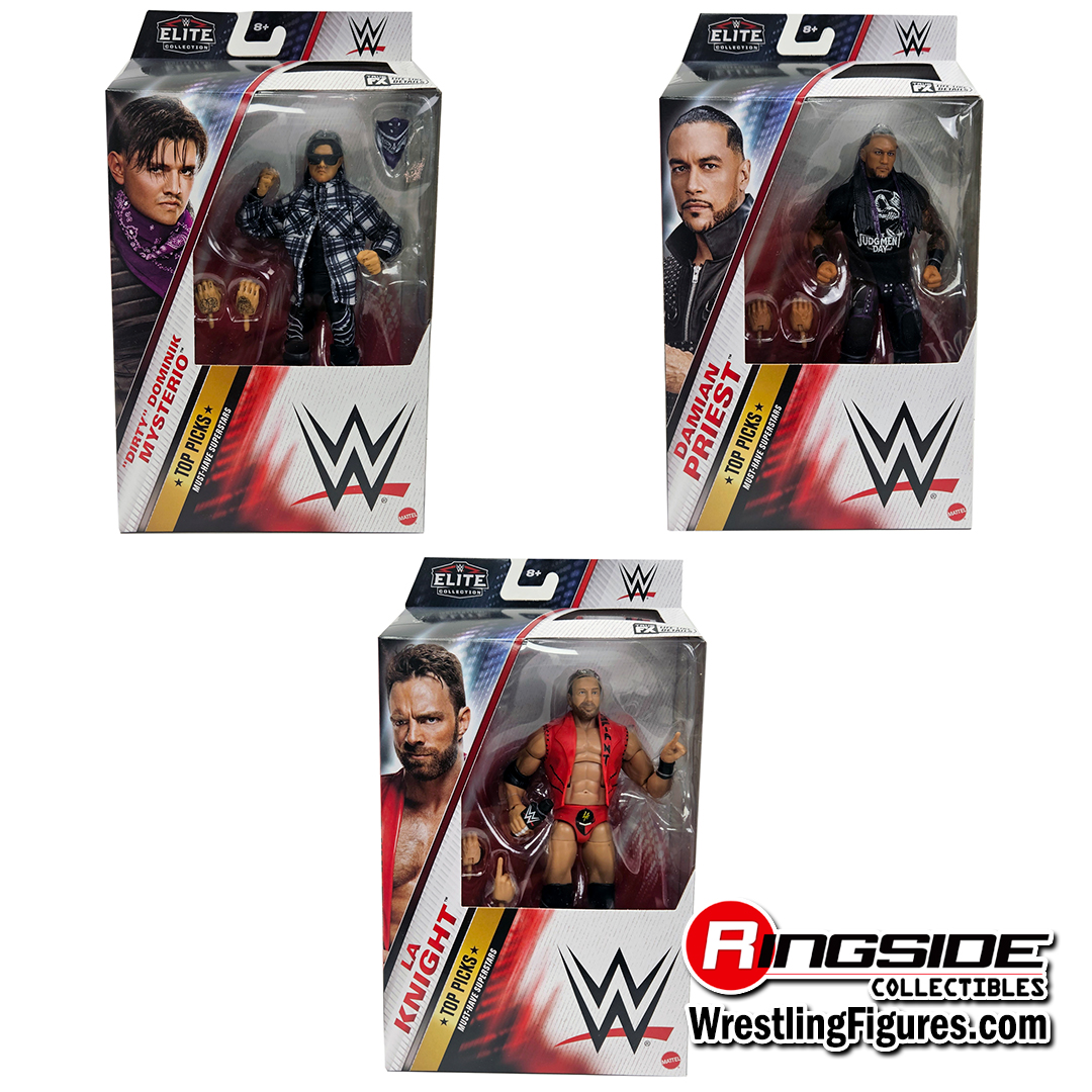 Image WWE Elite Top Picks 2025 (Wave 3) - Set of 3 (Dominik, LA Knight & Damian Priest)