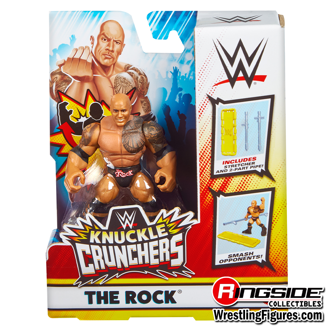 Image The Rock (with Stretcher) - WWE Knuckle Crunchers 8