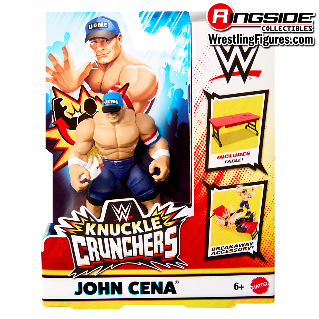 Image John Cena (Blue Hat & Red Table) - WWE Knuckle Crunchers 10