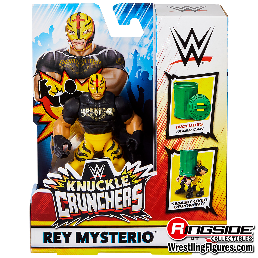 Image Rey Mysterio (Yellow) - WWE Knuckle Crunchers 3