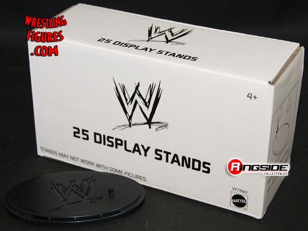 WWF Wrestling Figure Accessoire Noir & Chrome Action Figure Stand Lot 