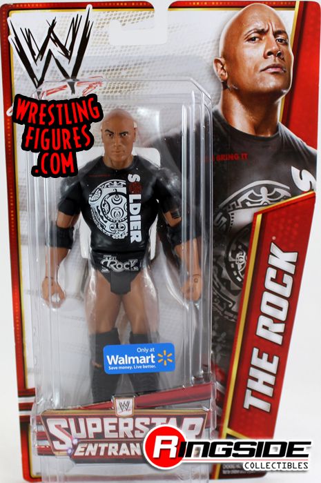 The Rock w Painted Shirt Superstar Entrances Exclusive