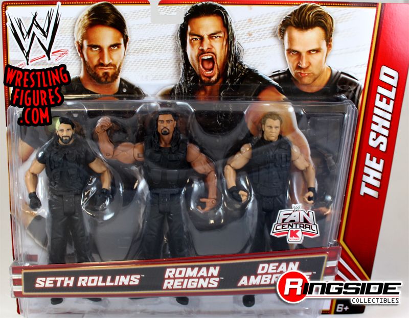 wwe shield 3 pack