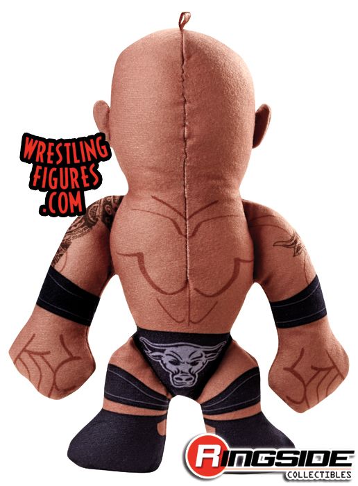 WWE The Rock Brawling Buddies Plush Wrestling Doll 16" Action Figure 