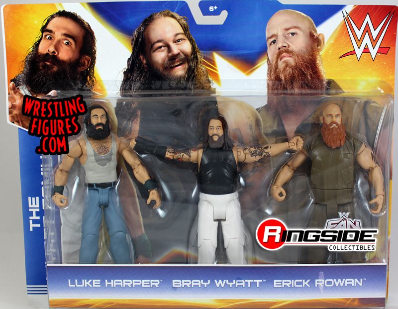Erick Rowan WWE Mattel Basic Series Wrestling Action Figure Wyatt Family w stand