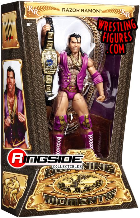 WWE Mattel Elite Defining Moments Razor Ramone 6 inch figure complete excellent 