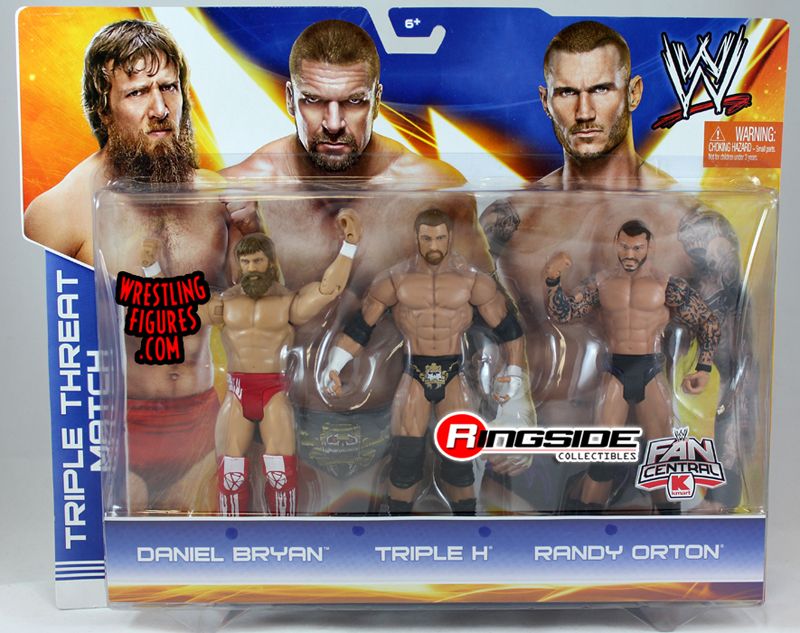 John Cena/HHH/Randy Orton/Daniel Bryan NEW WWE Superstar Entrance Figures 