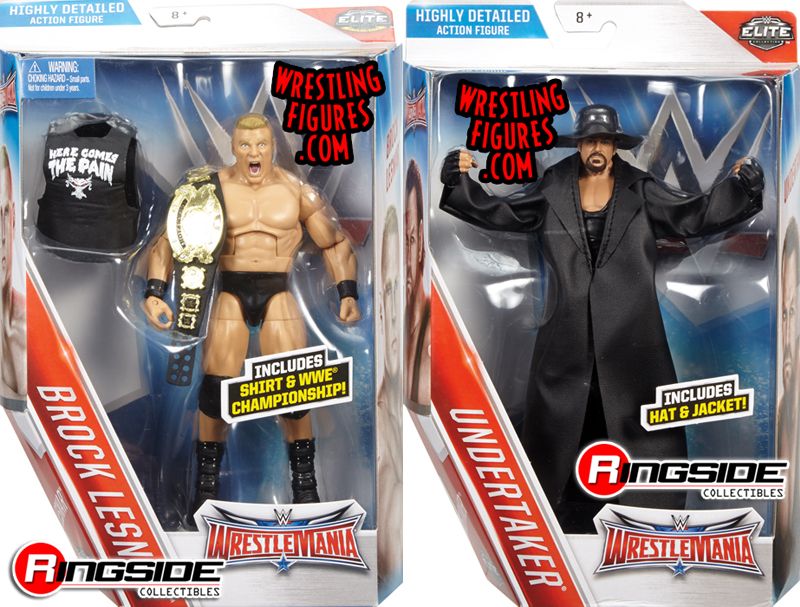 wwe wrestlemania elite figures