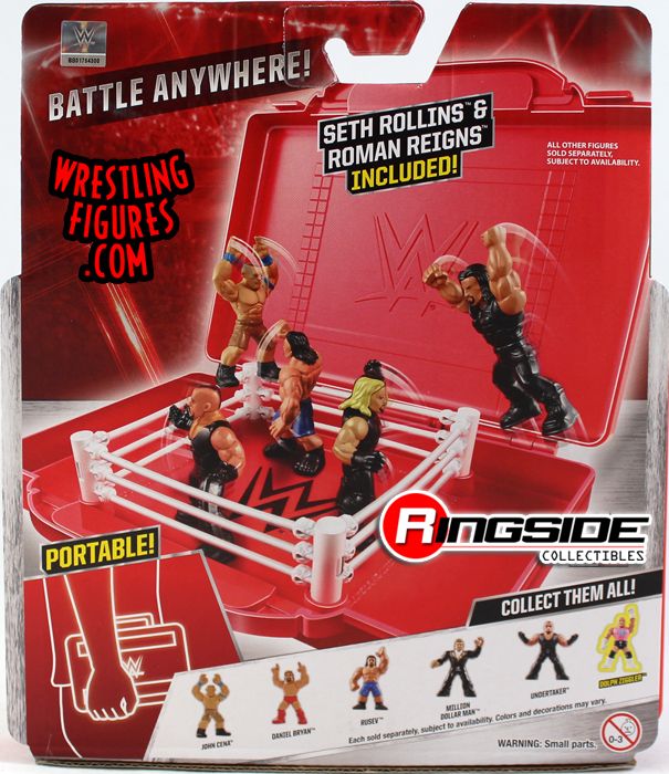 WWE Mighty Minis Portable Ring Playset 