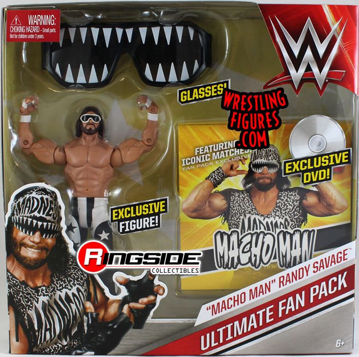 Ultimate Fan Pack featuring Macho Man Randy Savage WWE Toy 