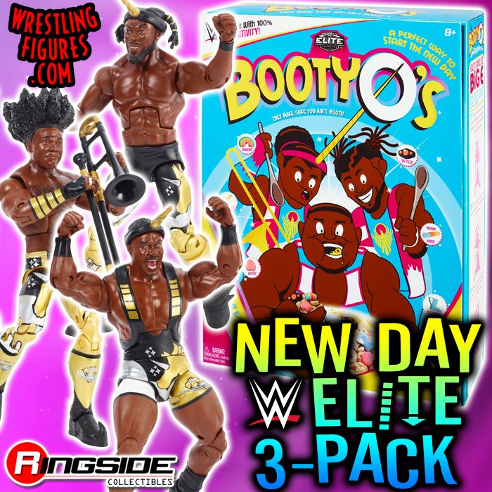 New Day Booty O's Lunch Box WWE WWF Original Tin Box 2016 Wrestling GIFT