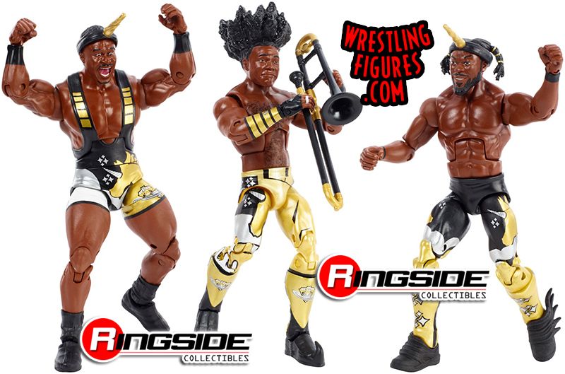 NIDB WWE New Day Elite Collection Tag Team BootyO's 3 Figure Set 