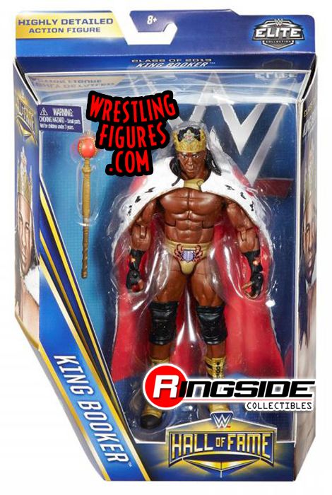 Class of 2013 WWE Hall of Fame King Booker T Elite Wrestling Action Figure Toy 