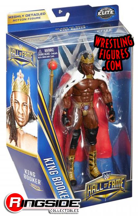Class of 2013 WWE Hall of Fame King Booker T Elite Wrestling Action Figure Toy 