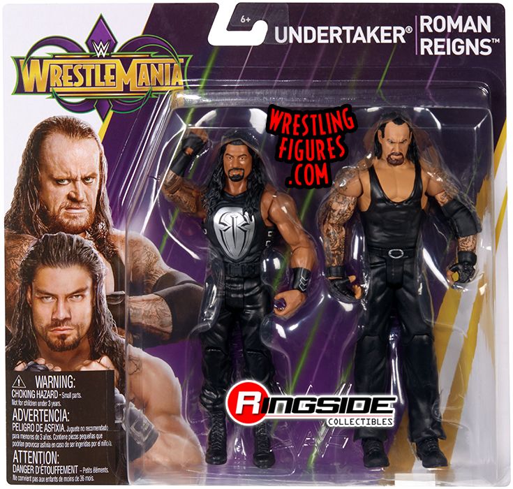 WWE Roman Reigns Wrestlemania Battle Pack Assortment Action Figure Mattel 