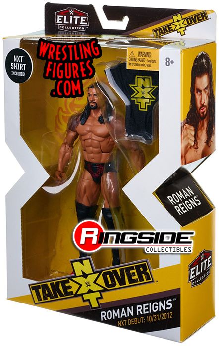 WWE ELITE COLLECTION NXT TAKEOVER ROMAN REIGNS WRESTLING ACTION FIGURE BRAND NEW 