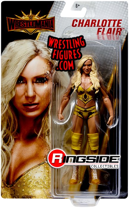 MATTEL WWE WRESTLEMANIA CORE 6" ACTION FIGURES CHARLOTTE FLAIR NEW BOXED 