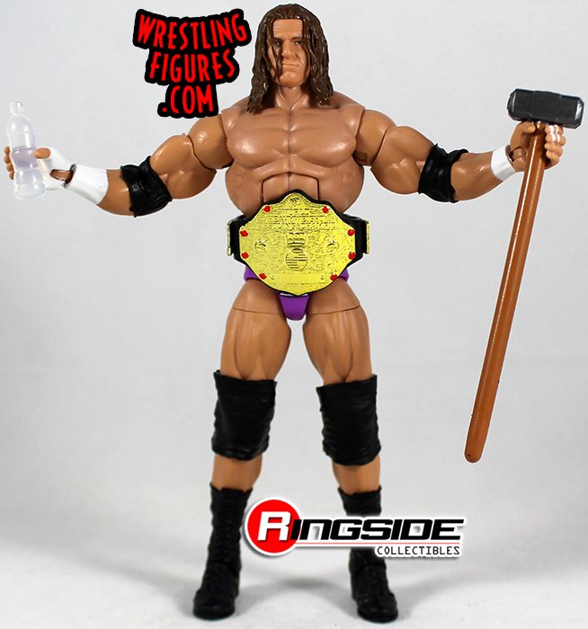 Triple H WWE Mattel Combat 35 Elite Action Figure le titre mondial Ceinture DMG Pkg 