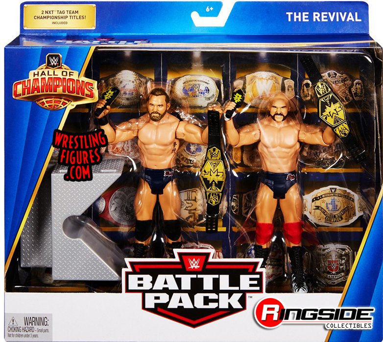WWE Mattel Revival Dash Wilder and Scott Dawson Battle Packs 51 Basic Figures 