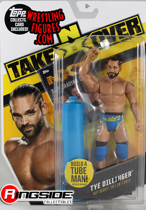WWE NXT Takeover Perfect 10 Tye Dillinger Action Figure w/Topps Collectors Card 