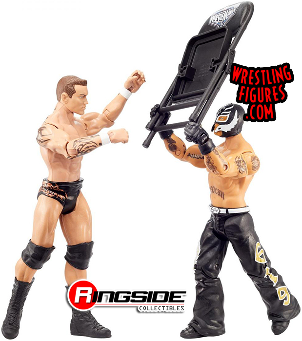 Battle Pack WrestleMania 36 Randy Orton Vs Rey Mysterio Action Figure 2-Pack 