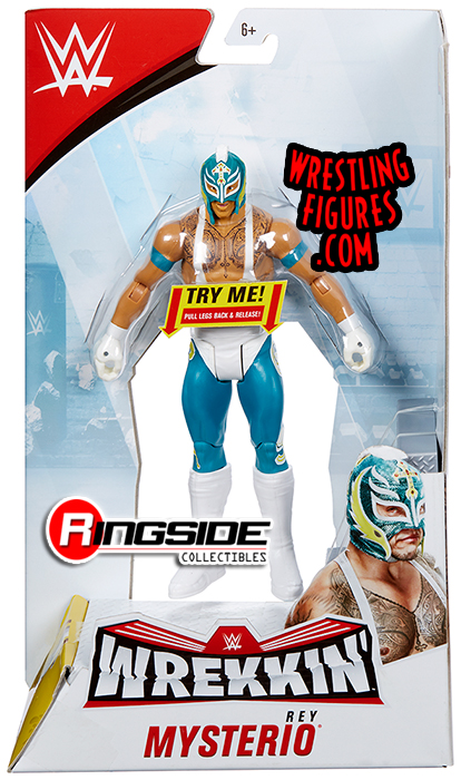 Nuevo * WWE Rey Mysterio wrekkin 'figura con escaleras de entrada 