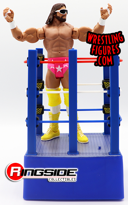 WWE Mattel Macho Man Randy Savage Wrestlemania Celebration Series Figure Cart 