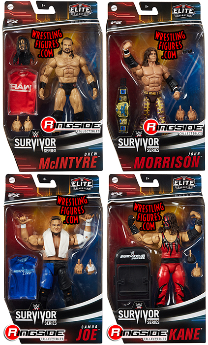 WWE Elite Survivor Series 2023 - Complete Set of 4 WWE Toy Wrestling Action  Figure by Mattel! This set includes: Shawn Michaels, Charlotte Flair, Jerry  Lawler & Kevin Owens!