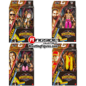 Image WWE Elite WrestleMania 41 - Complete Set of 4 (Seth, Hogan, Bret & Bianca)