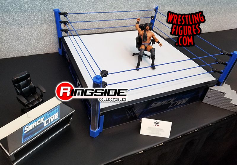 WWE Smackdown Live Main Event Ring Jinder Mahal Figure Realistic Battle Play 