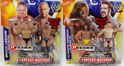 WWE Championship Figurine Collection New WWE Wrestlemania Double Pack Special 