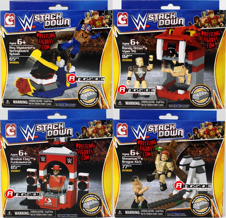 Package Deal - WWE Stackdown Playsets (Rey Mysterio, Randy Orton ...