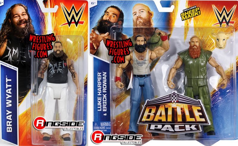 WWE Luke Harper & Bray Wyatt Family Wrestling Action Figure Kid Toy Battle Pack 