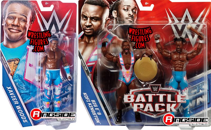 WWE Mattel Wrestling Figure Kofi Kingston Basic Battle Pack Series 43 