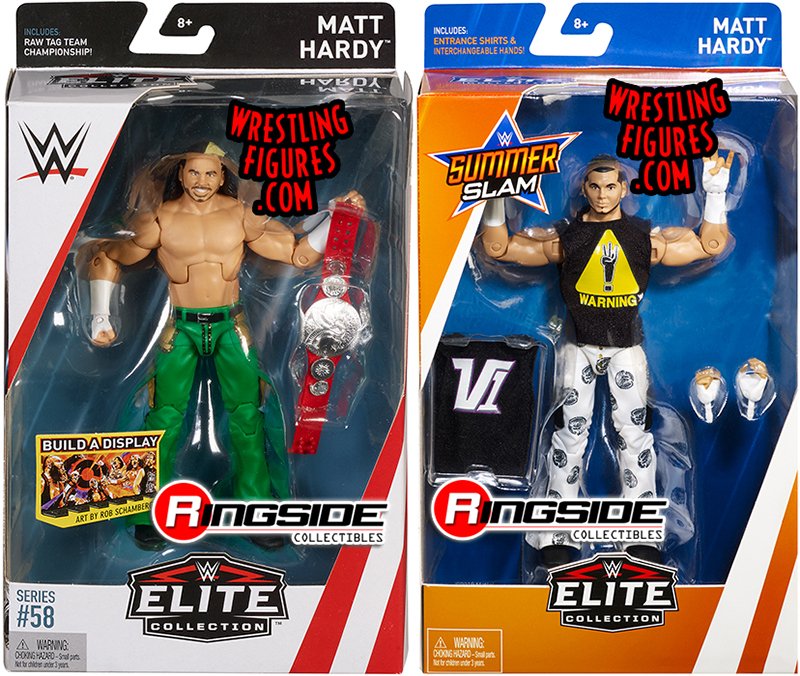 MATT HARDY WWE Mattel Elite Collection SummerSlam 2018 Action Figure Toy DMG PKG 