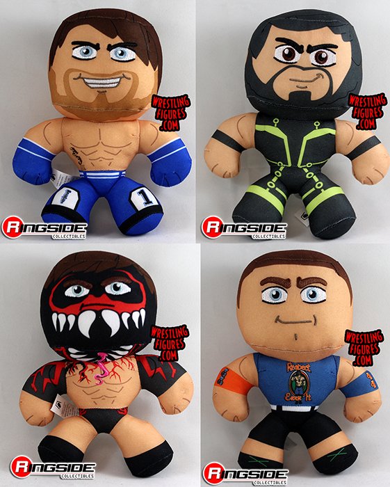 Package Deal WWE Wrestling Plush Figure AJ Styles Demon Finn Balor Seth Rollins John Cena