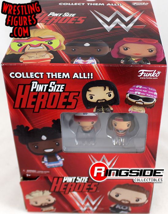 Funko Pint Size Heroes WWE Wrestling Sammelfiguren/ 6 Tüten mit je 1 Vinyl Figur 