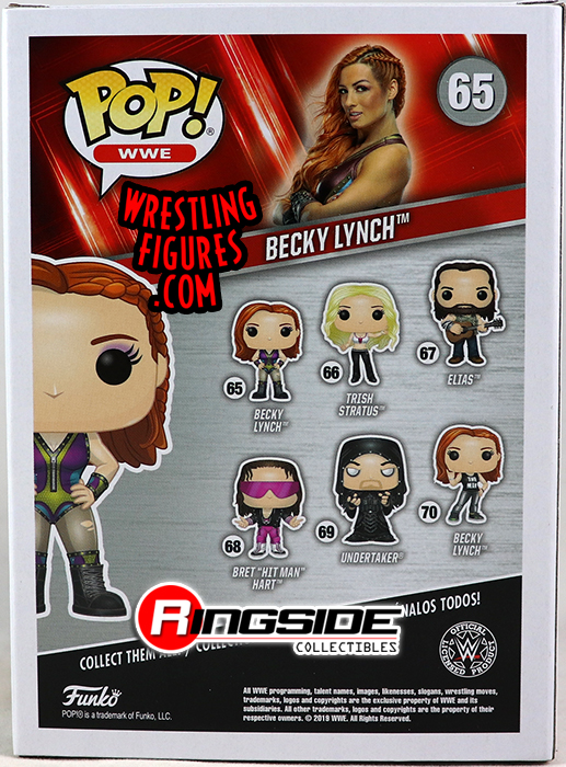 Becky Lynch - WWE Pop Vinyl WWE Toy Wrestling Action Figure by Funko!