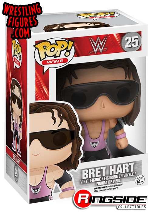 Bret Hit Man Hart POP WWE #68 Vinyl Figur WWF Funko 