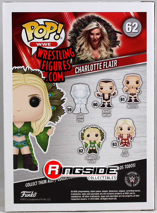 Vinilo Figura 2-Pack de 9 Cm WWE Ric Flair & Charlotte Flair Funko Pop 