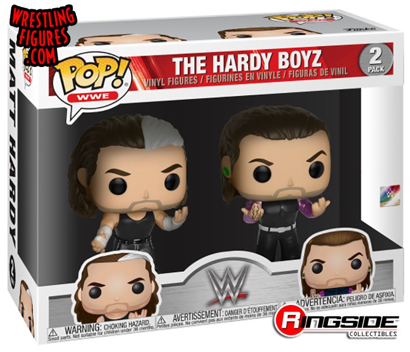 Funko POP! WWE Jey Uso and Jimmy Uso 4-in Vinyl Figure Set 2-Pack